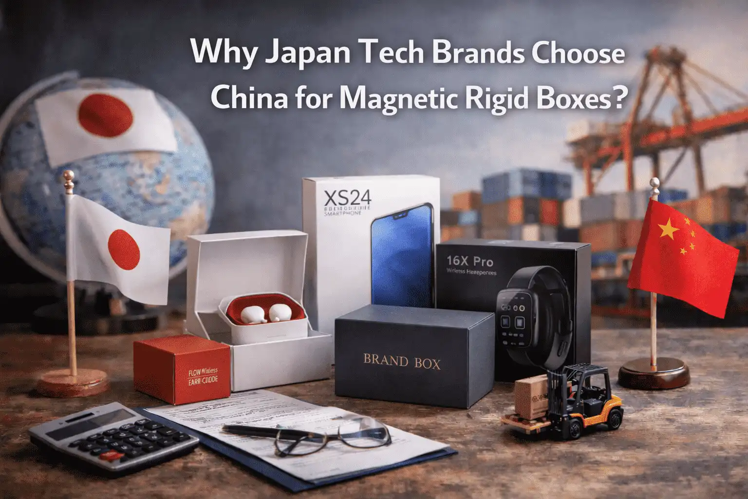 Why Japan Tech Brands Choose China for Magnetic Rigid Boxes?